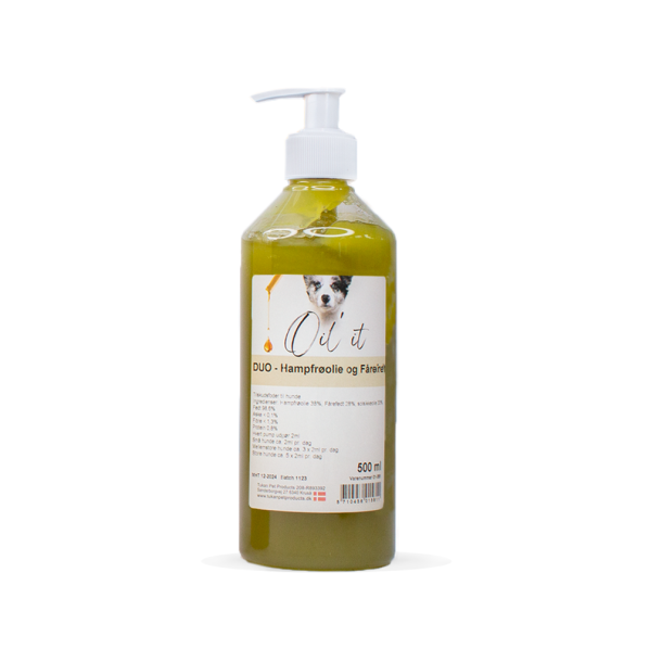 Oil it duo hampfrolie &amp; frefedt 500ml