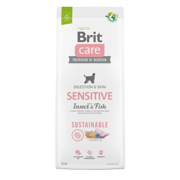 Brit care sensitive digestion &amp; skin med insekt og fisk 3kg