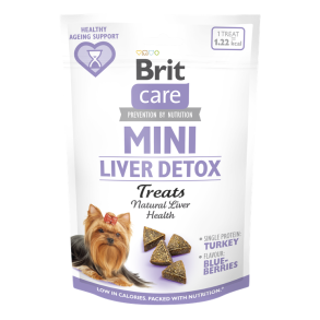 Brit lever detox mini godbidder med kalkun, gr�skar og bl�b�r 50g