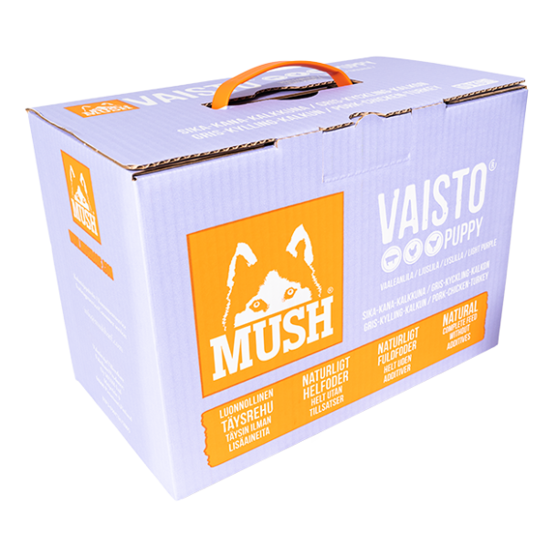 Mush vaisto puppy lilla (flere strrelser)