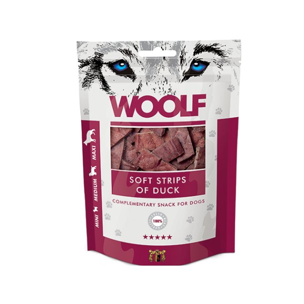 Woolf snacks strips med and