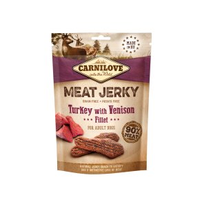 Carnilove meat jerky kalkun og hjort
