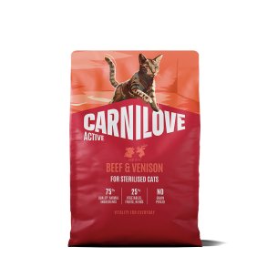 Carnilove t�rfoder til kat med okse & vildt 6kg