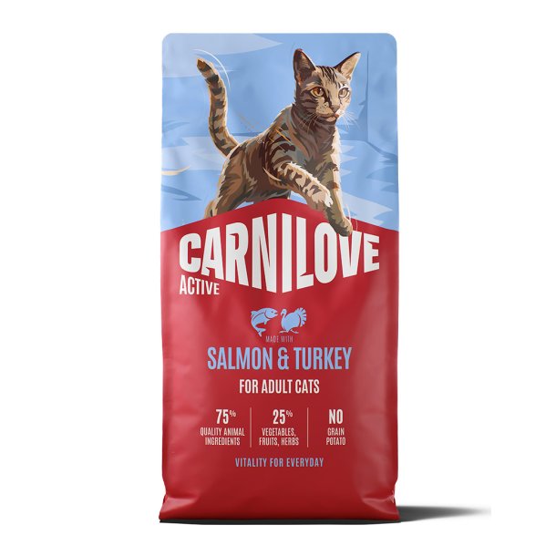 Carnilove t�rfoder til kat med laks &amp; kalkun 6kg