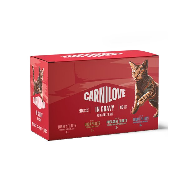 Carnilove multipack v�dfoder til kat 12x85g