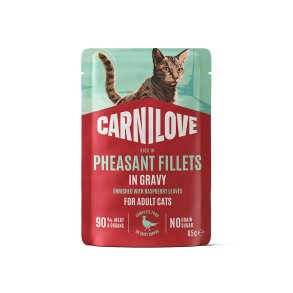 Carnilove v�dfoder til kat fasan filets i gravy 85g