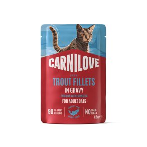 Carnilove v�dfoder til kat �rred filets i gravy 85g