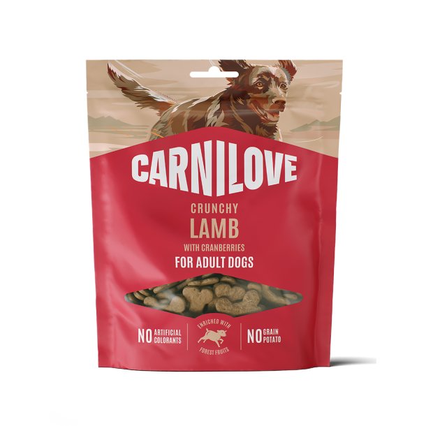 Carnilove crunchy hundesnacks med lam og traneb�r