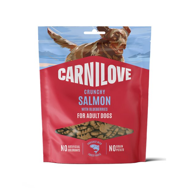 Carnilove crunchy hundesnacks med laks og bl�b�r