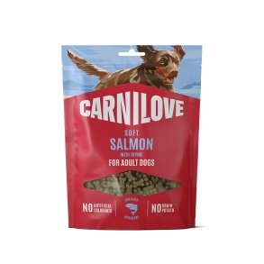Carnilove soft hundesnacks med laks og timian 200g