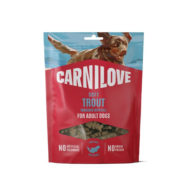 Carnilove soft hundesnacks med �rred og dild