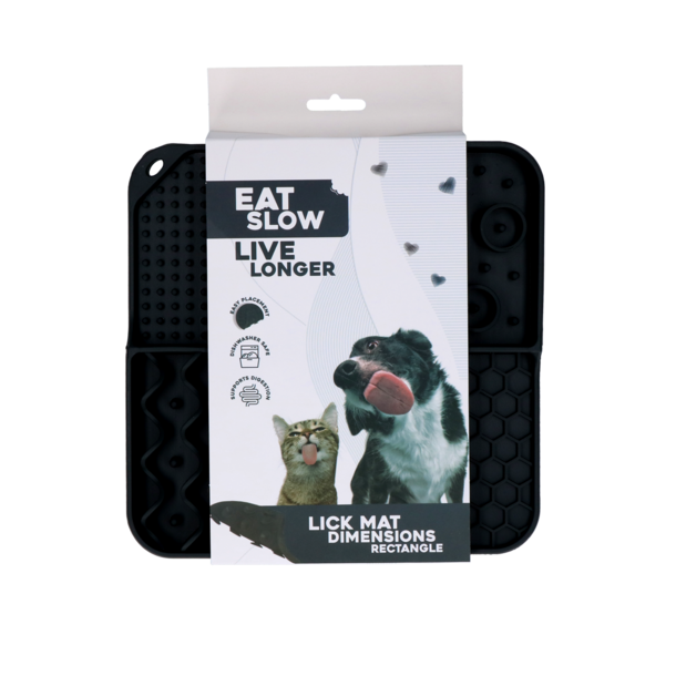 Eat Slow firkantet (flere farver)