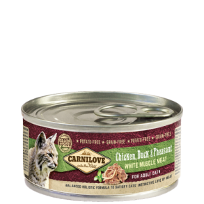 Carnilove vdfoder til kat med kylling, and og fasan 100g