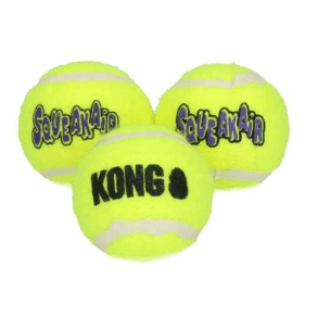 Kong tennisbolde med piv 3pak xsmall