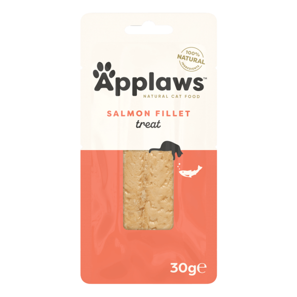 Applaws kattegodbid laksefilet 30g
