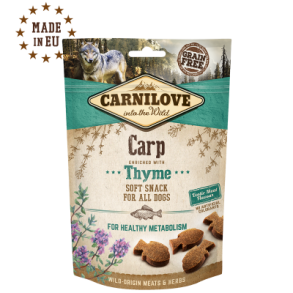 Carnilove soft hundesnacks med karpe og timian