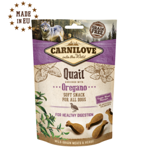 Carnilove soft hundesnacks med vagtel og oregano