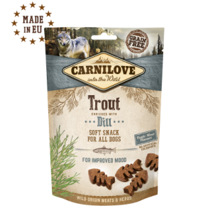 Carnilove soft hundesnacks med rred og dild