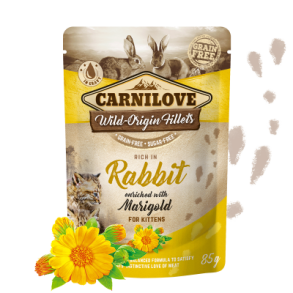 Carnilove vdfoder til kat med kanin og marigold 85g