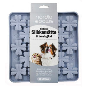 Nordic paws slikkemtte med blomster gr