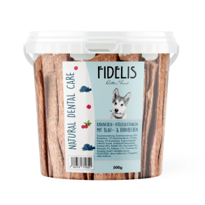 Fidelis dental flossers med okse, kanin og blbr 500g