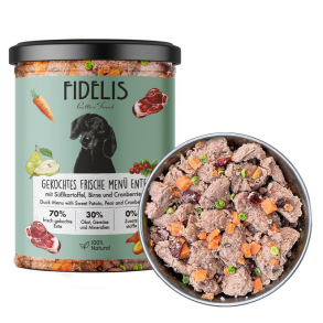 Fidelis cooked fresh med and og tranebr 400g