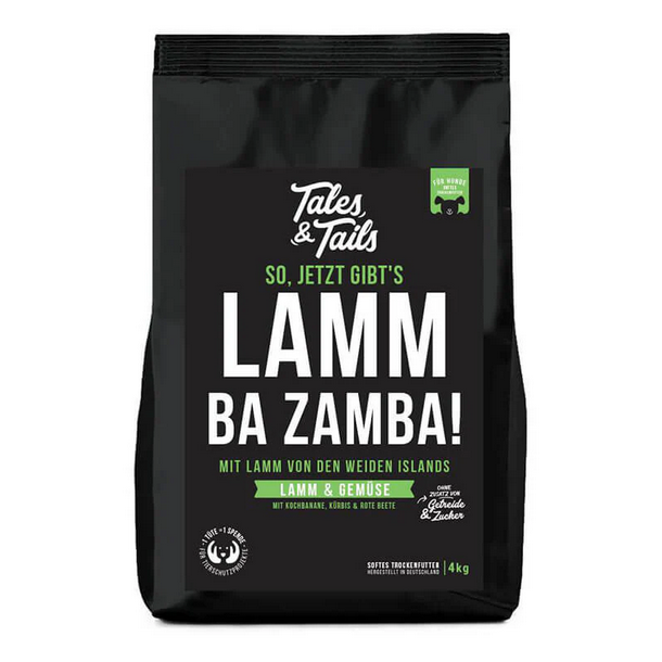 Tales and tails semimoist hundefoder med lam 4kg