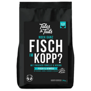 Tales and tails semimoist hundefoder med fisk 4kg