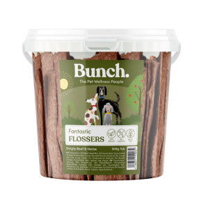 Bunch fantastic flossers med okse & hest 500g
