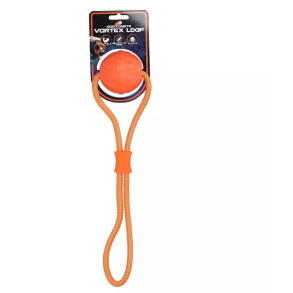 Dog comets vortex loop bold med reb orange