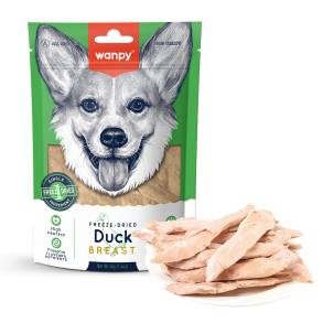 Wanpy frysetrret andebryst 40g