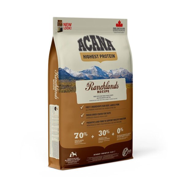 Acana ranchland highest protein trfoder til hund