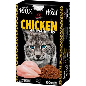 Alpha spirit naturals kattegodbidder med kylling 80g