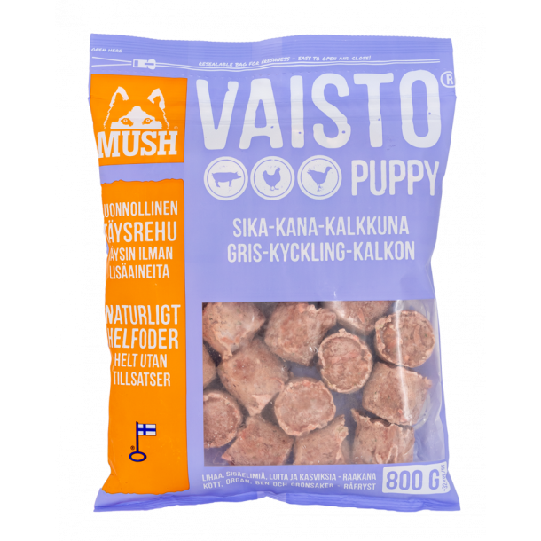 Mush vaisto puppy lilla (flere strrelser)