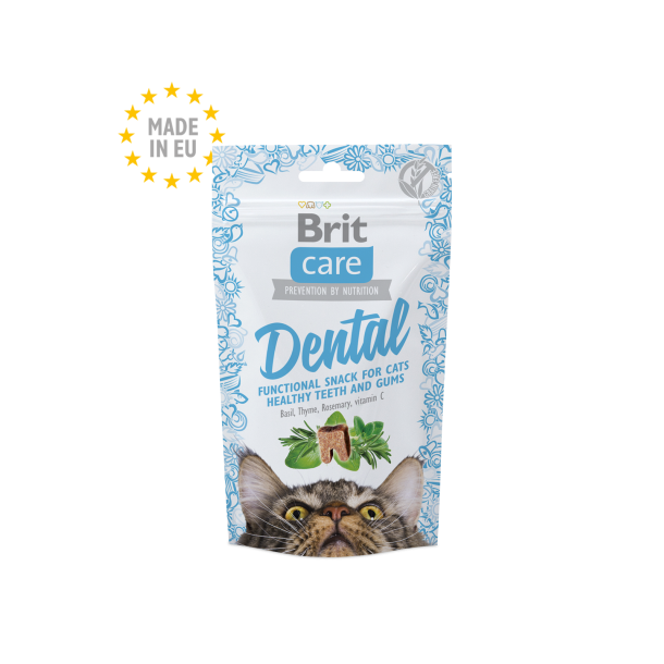 Brit care dental snacks til kat 50g
