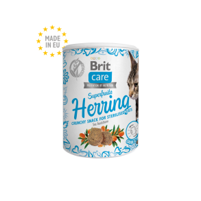 Brit care superfruits kattegodbidder med sild og havtorn 100g