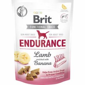 Brit endurance hundesnacks med lam og banan