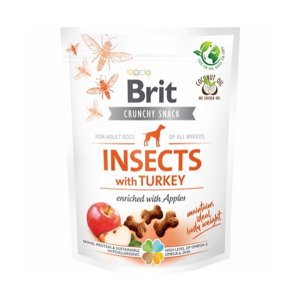 Brit hundesnacks med insekt og kalkun