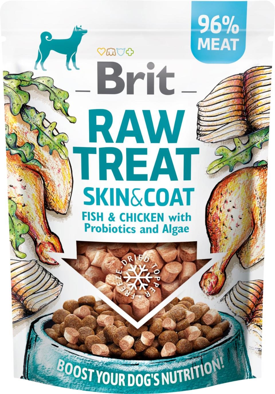 Brit Frysetørret Snacks Skin&coat - Naturlige Hundesnacks - LISBETH'S ...