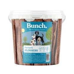Bunch fantastic flossers med okse og kalkun 500g