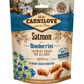 Carnilove crunchy hundesnacks med laks og blbr