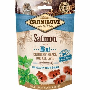 Carnilove kattesnacks med laks og mint 50g