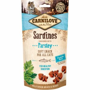 Carnilove kattesnacks med sardiner og persille 50g