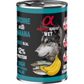 Alpha spirit dsemad sardin med banan 400g