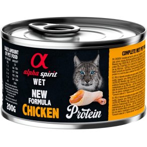 Alpha spirit vdfoder til kat med kylling 200g
