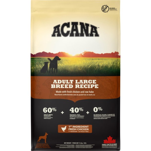 Acana adult large breed trfoder  til store hunde 11,4kg
