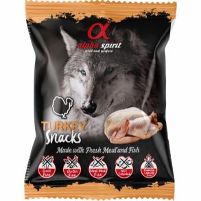 Alpha spirit snacks med kalkun 50g