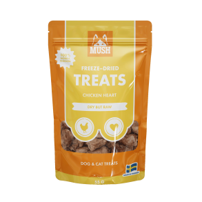 Mush frysetrret treats kyllingehjerter 50g