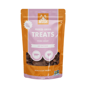 Mush frysetrret treats grisehjerte 50g