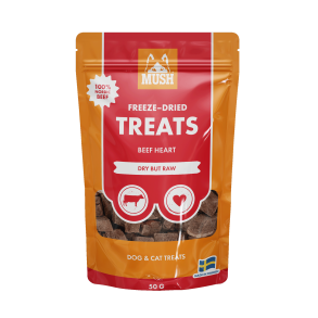 Mush frysetrret treats oksehjerter 50g